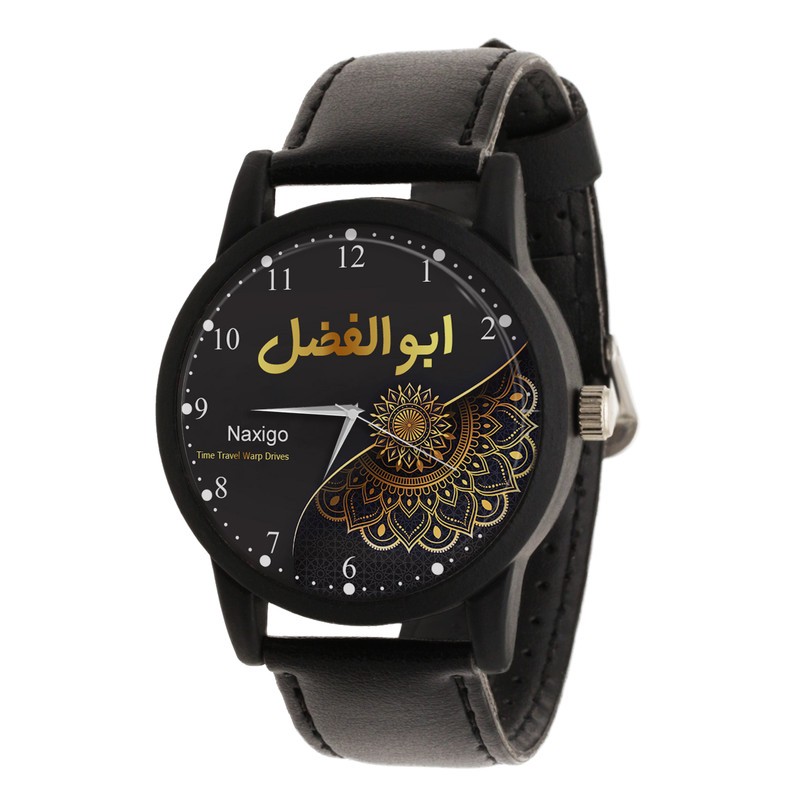 ساعت مچی عقربه ای ناکسیگو مدل اسم ابوالفضل کد LF24468