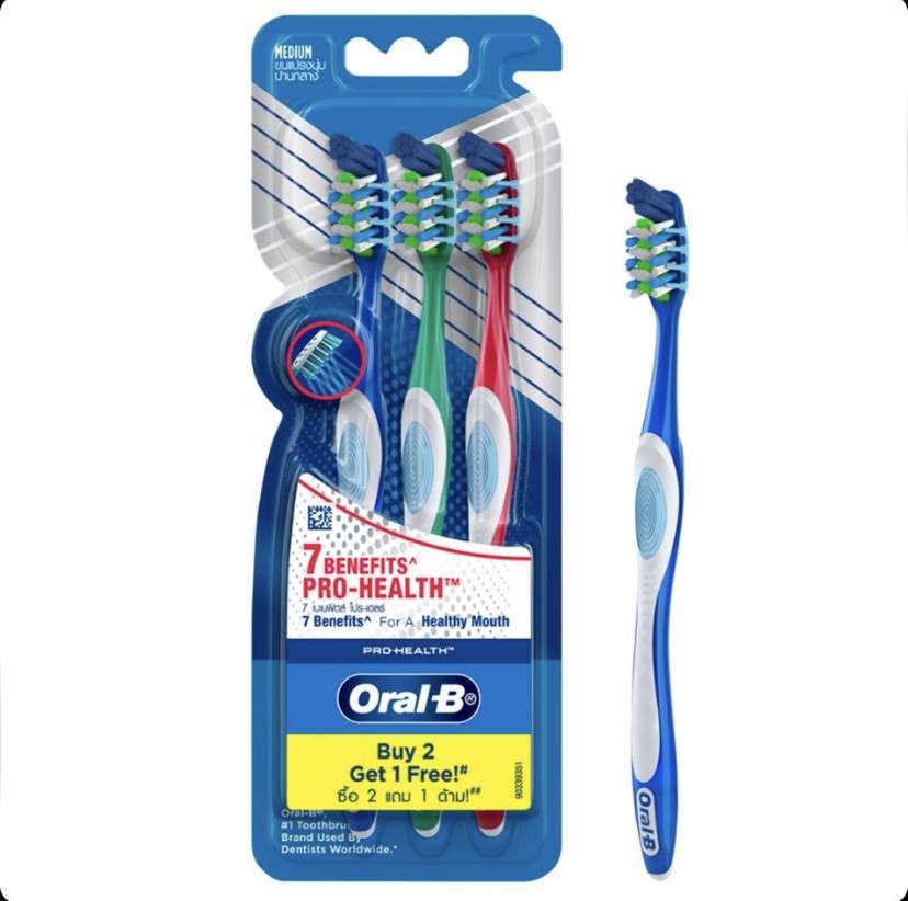 مسواک مراقبت 7 گانه اورال بی Oral-B Pro-Health 7 Benefits برس Soft بسته 3 عددی