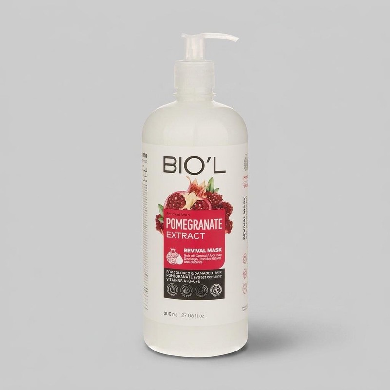 ماسک مو بیول مدل Pomegranate حجم 800 میلی لیتر