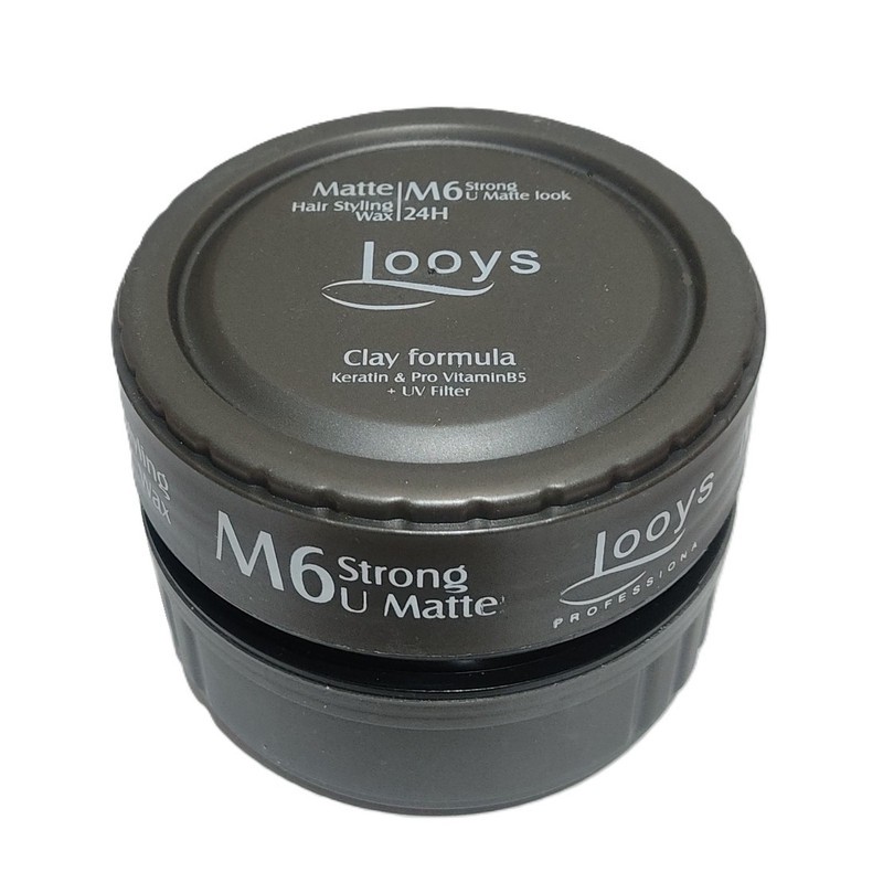واکس مو حالت دهنده خیلی قوی و مات کننده لویز مدل Strong U Matte Look M6 حجم 150 میلی لیتر