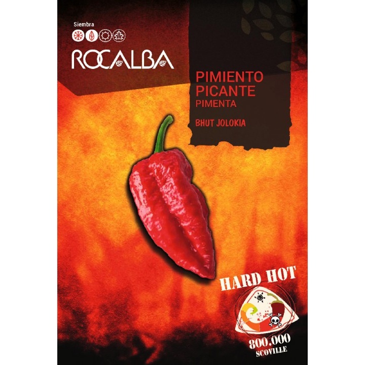 بذر فلفل تند و بسیار کمیاب شبح یا بوت جولیکا (Ghost Pepper)