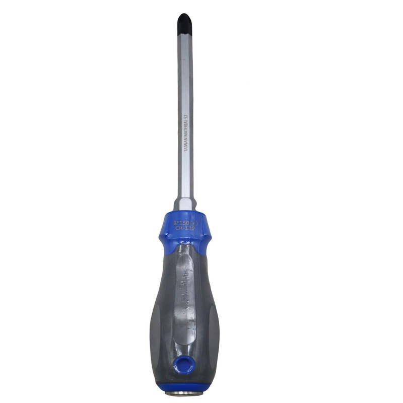 پیچ گوشتی چهارسو مدل ضربه خور کد YP-8 150 CRASMAN139 سایز 150 میلی متر