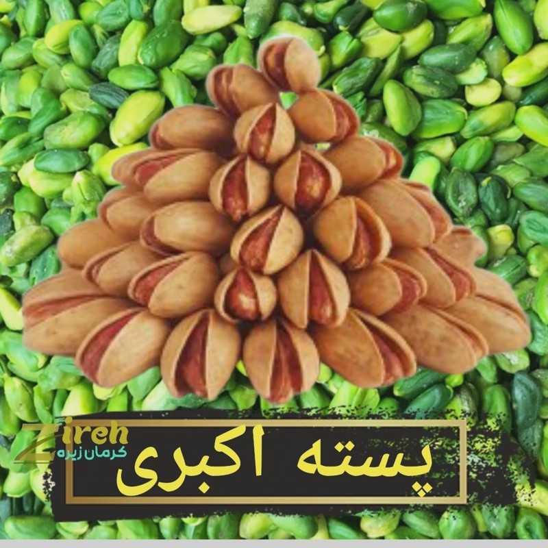 پسته خام اکبری ممتازرفسنجان بزداشت پاییز1404 200گرمی