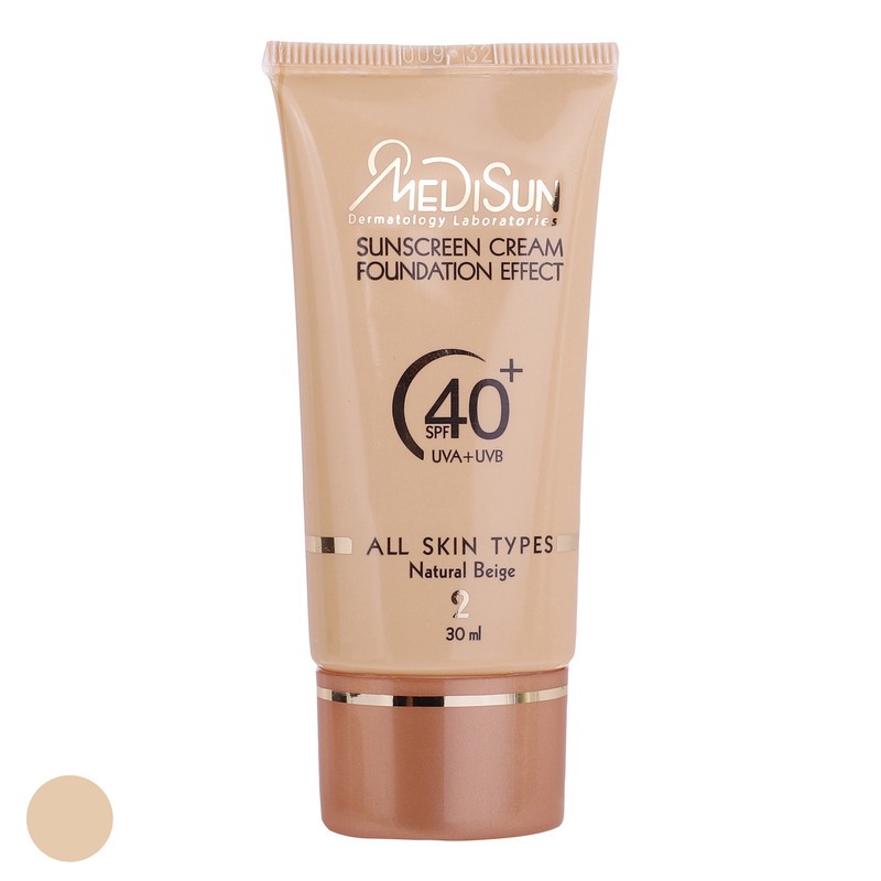 کرم ضد آفتاب رنگی مدیسان SPF 40 مدل 05 مناسب انواع پوست حجم 30 میلی لیتر