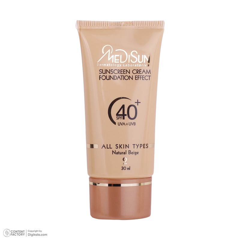 کرم ضد آفتاب رنگی مدیسان SPF 40 مدل 05 مناسب انواع پوست حجم 30 میلی لیتر
