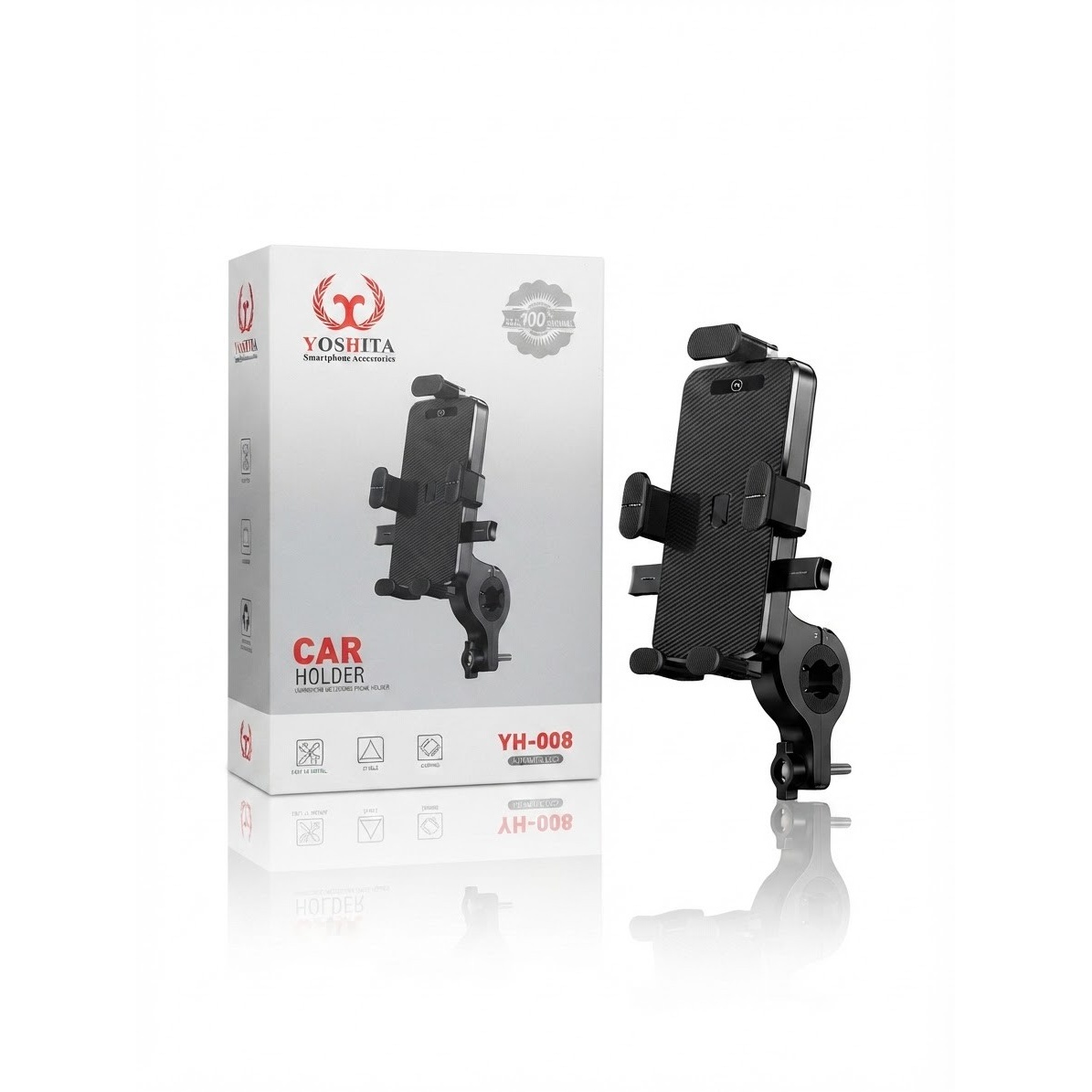 هولدر گوشی موبایل دوچرخه و موتور سیکلت یوشیتا مدل YH-008