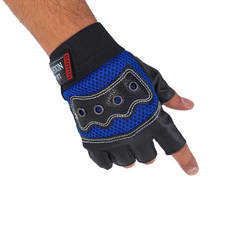 دستکش دوچرخه سواری نیمه انگشتی مدل 4DOT کد 2066 سایز فری سایز استایل استور