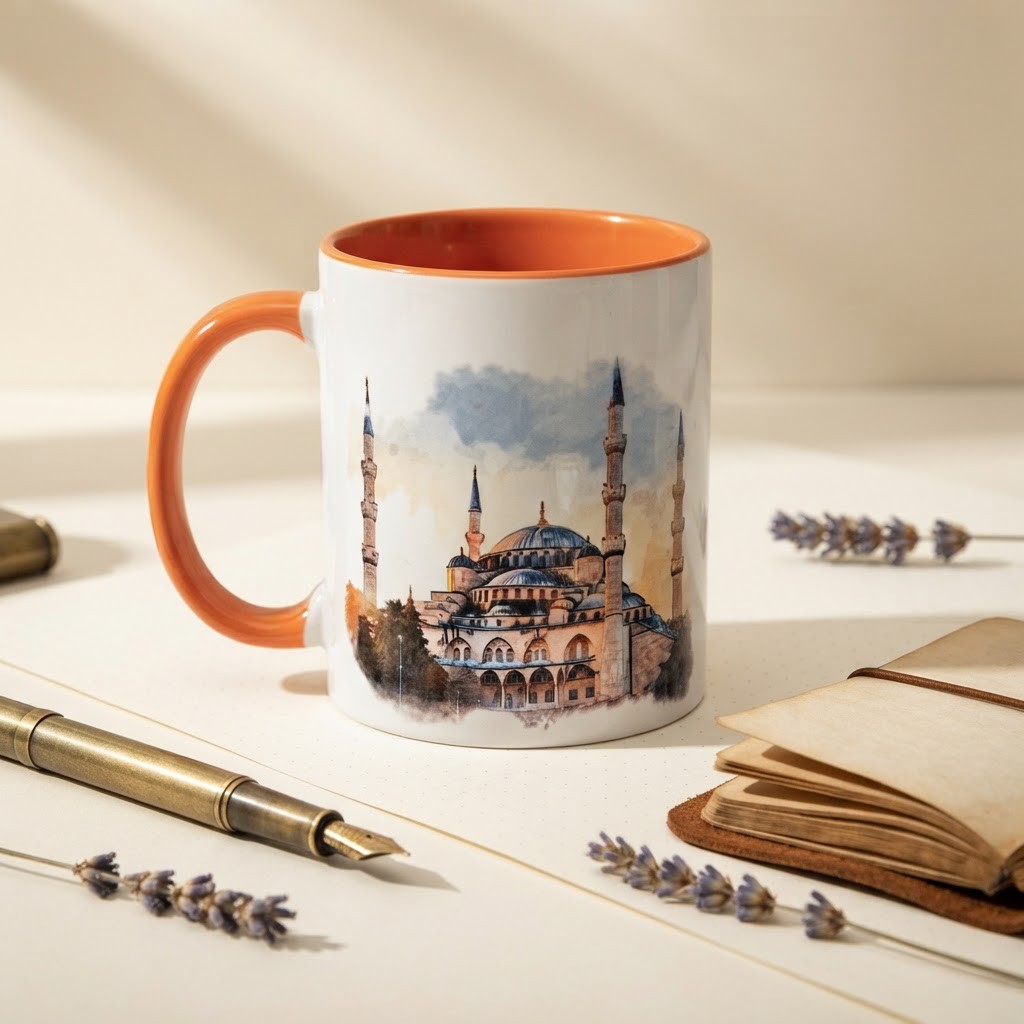 ماگ سرامیکی طرح استانبول کد 6 خرید قسطی