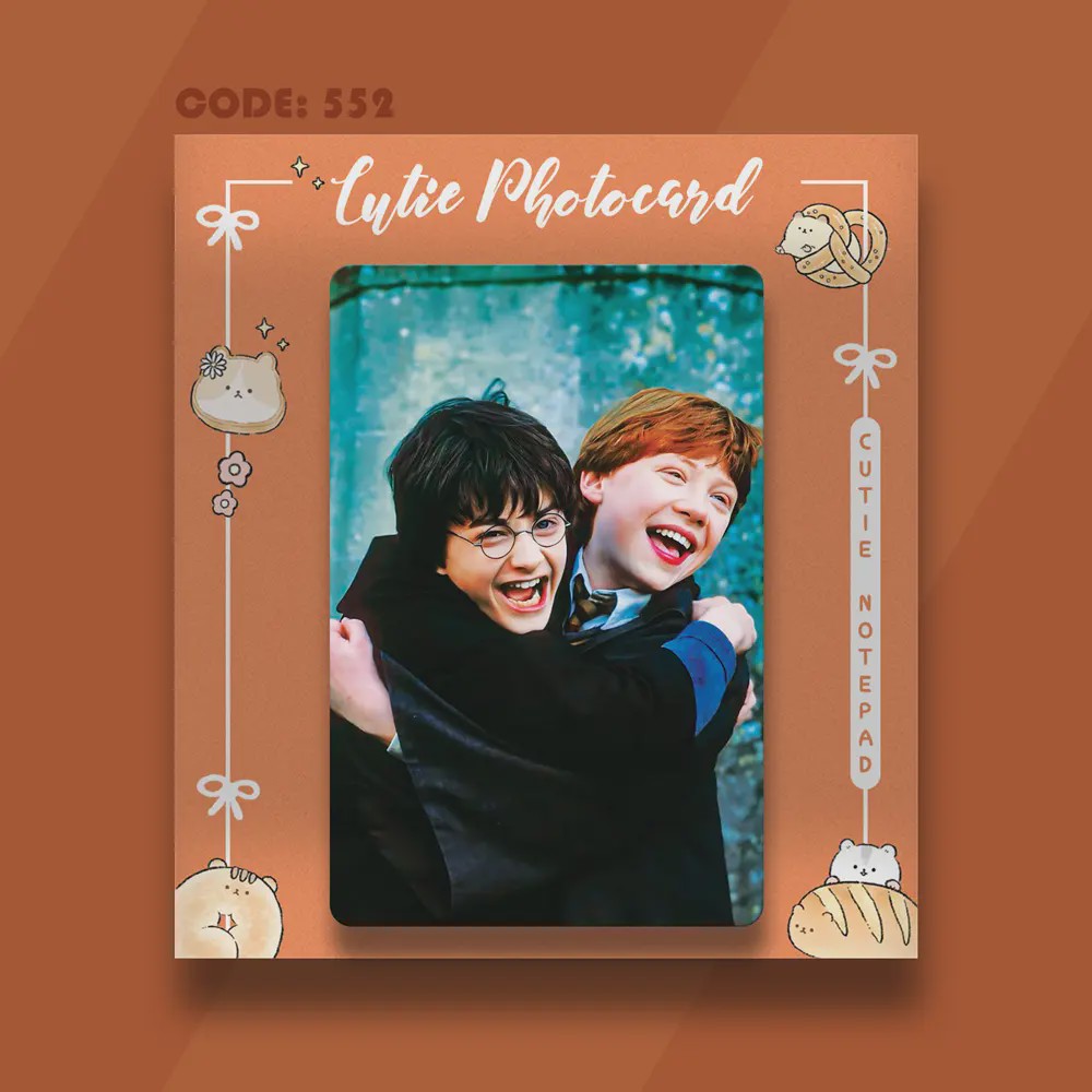 فتوکارت کیوتی طرح Harry Potter and Ron Weasley - کد 552