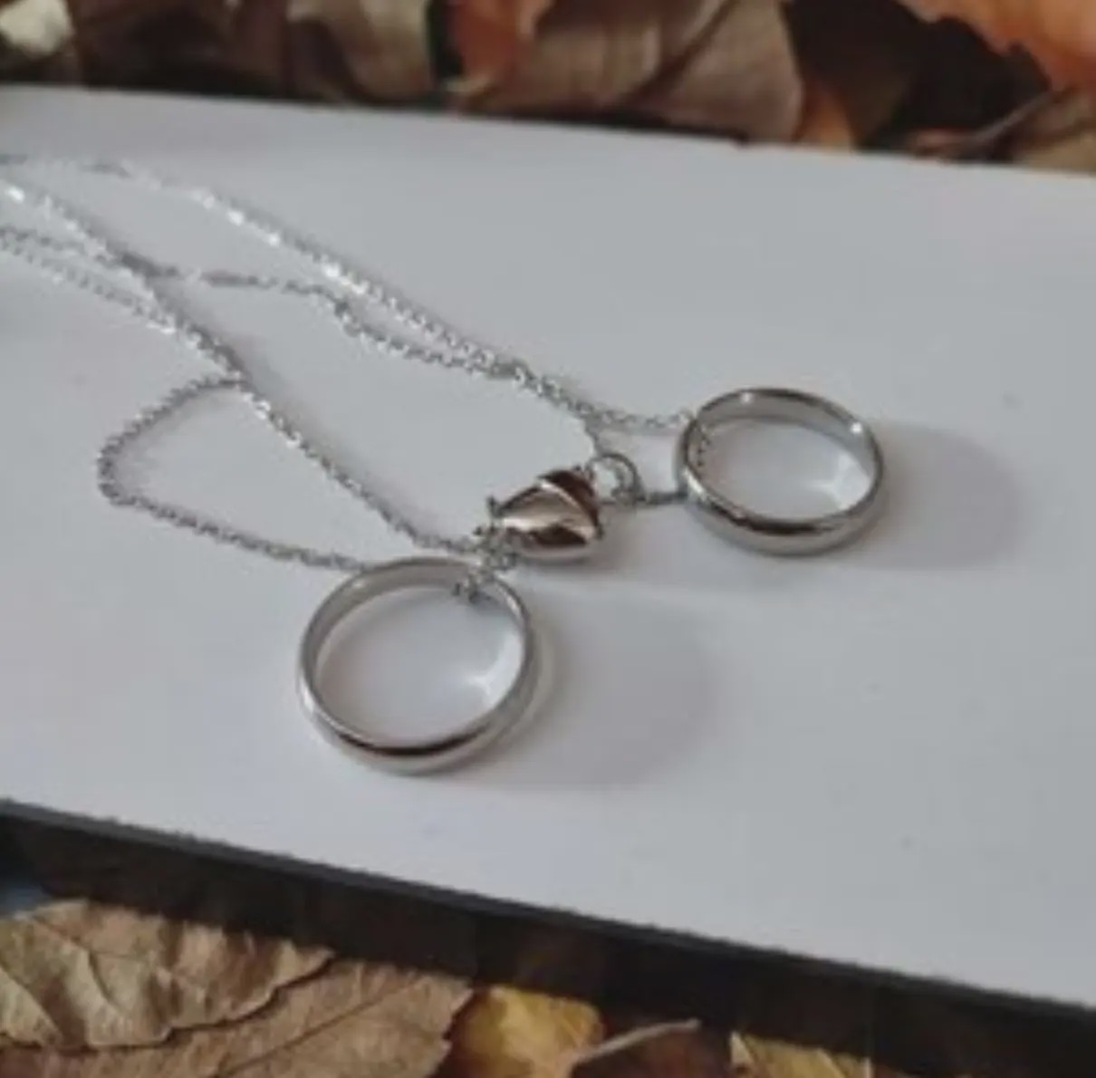 گردنبند ست کاپلی حلقه مگنتی آهنربایی