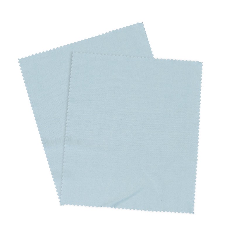 دستمال عینک مدل مایکروفایبر کد MK-BLU-2 بسته 2 عددی