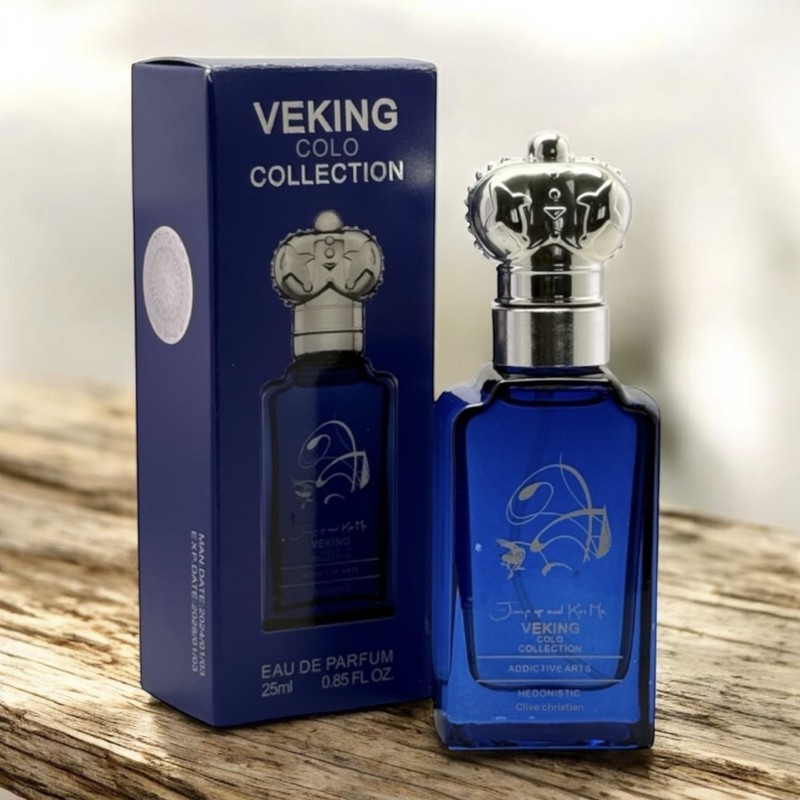 عطر جیبی مردانه ویکینگ مدل کلایو کریستین با رایحه گرم حجم 25 میلی لیتر