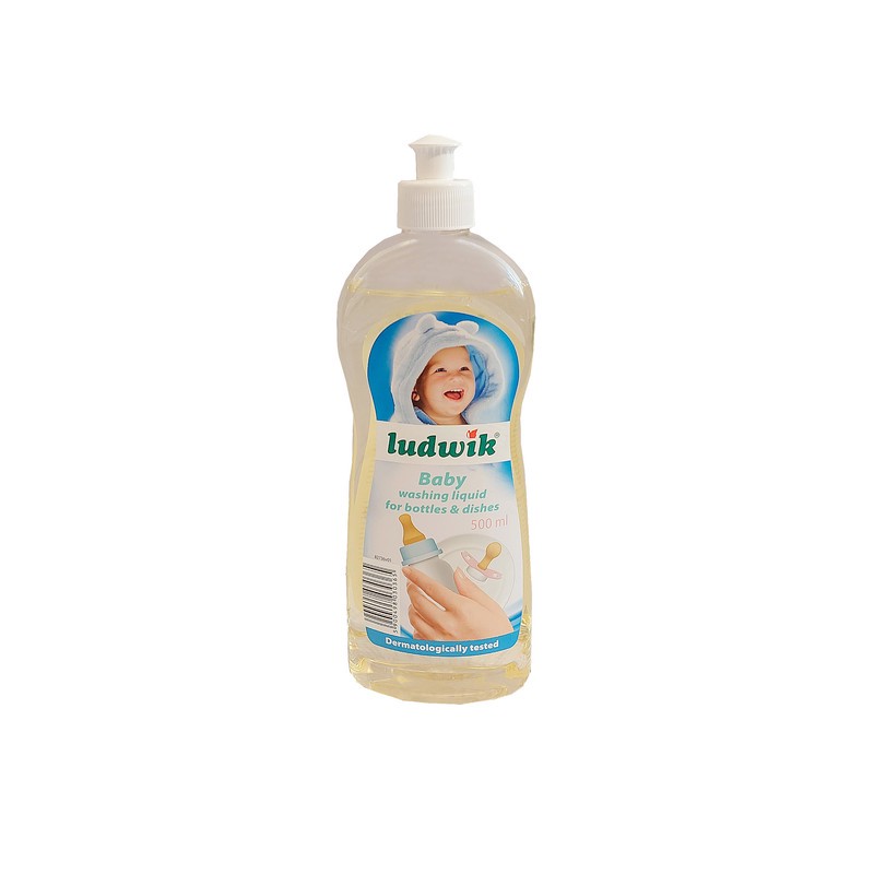 مایع شوینده شیشه شیر و ظروف کودک لودویک مدل Pa0365.1 حجم 500 میلی لیتر