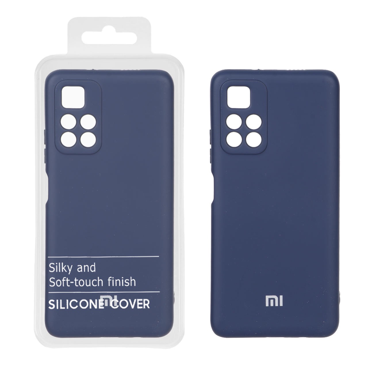 قاب سیلیکونی داخل مخمل محافظ لنزدار شیائومی Xiaomi Redmi Note 11 5G Poco M4 Pro 5G (پک دار)