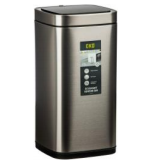 سطل 21 لیتر الکترونیکی اسمارت طرح ECOSMART رنگ استیل کد 9252RGMT