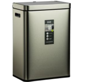 سطل 45 لیتری الکترونیکی اسمارت طرح MIRAGE رنگ استیل کد 9358RMMT