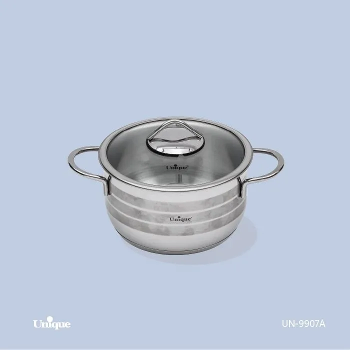قابلمه استیل یونیک Unique سایز 20 کد UN-9907A