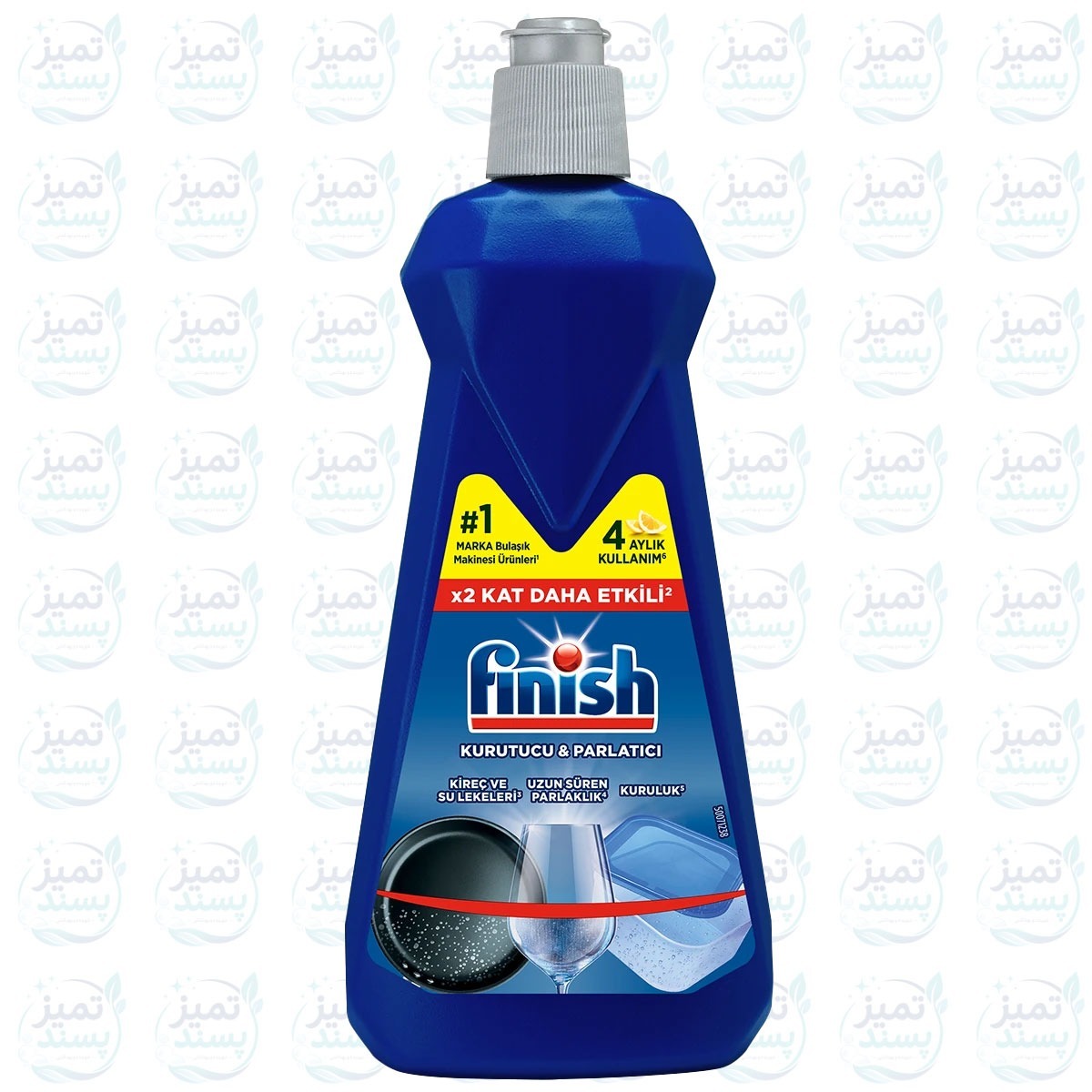 مایع جلادهنده و خشک کننده ماشین ظرفشویی فینیش لیمویی 400 میلیلیتر