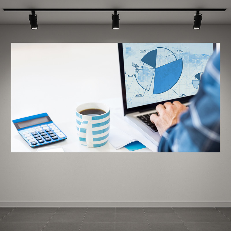 استیکر طرح بیزینس مدل بودجه بندی دقیق کد PD1311407 - با بهترین کیفیت
