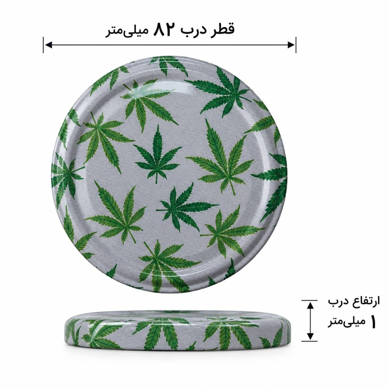 درب فلزی بانکه جار طرح فانتزی مناسب شیشه 8.2