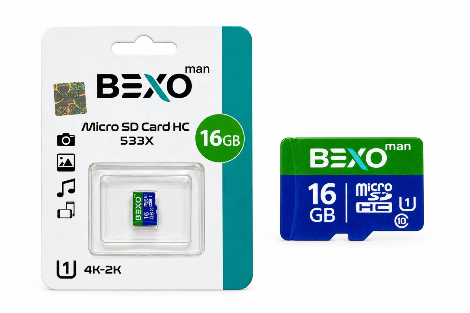 حافظه رم BEXO کلاس 10 ظرفیت 16 گیگابایت مدل 533X