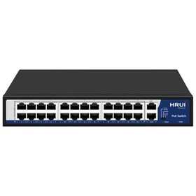 سوئیچ 24 پورت 10/100/1000 Mbps شبکه و 2 پورت Uplink