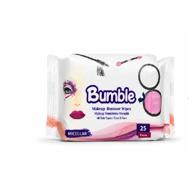 دستمال مرطوب بامبل Bumble آرایش پاک کن 25 برگ - ترکیه
