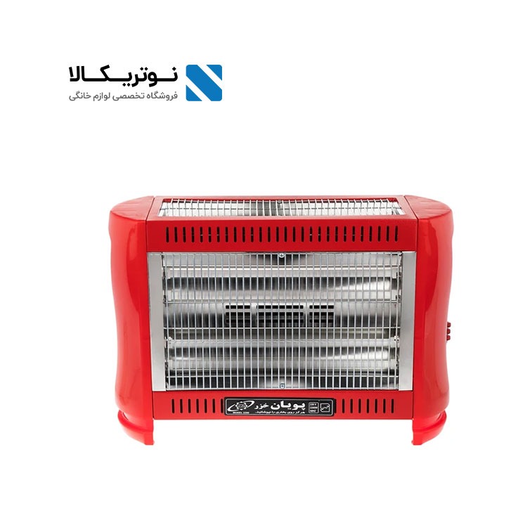 بخاری برقی پویان خزر کد 2200 دارای تایمر و سیستم قطع خودکار