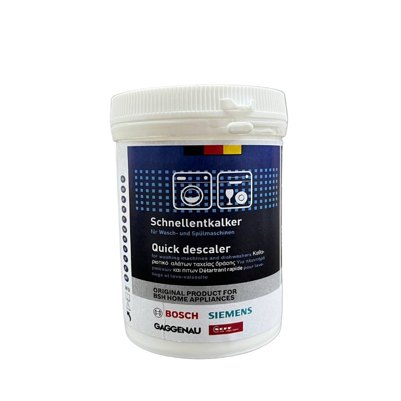 قرص جرم گیر پودر جرم گیر ماشینی Schnellentkalker مدل Quick Descaler بدون رایحه مناسب ماشین لباسشویی و ظرفشویی های بوش...