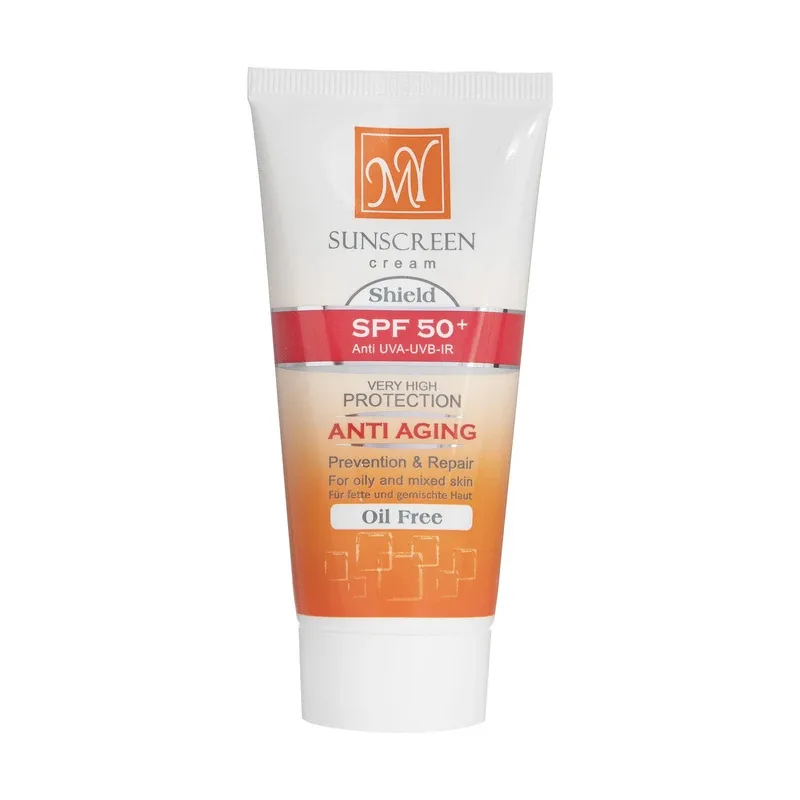 کرم ضد آفتاب ضد چروک رنگ طبیعی مای SPF50 حجم 50 میل