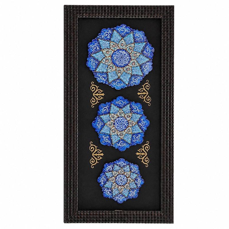 سری نعلبکی میناکاری دیوارکوب