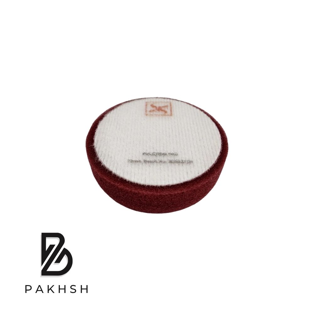 پد پولیش نیمه زبر روتاری اسآراس (SRS) زرشکی - 80 میلیمتری (3 اینچ)