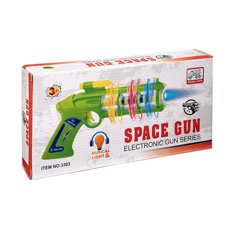 اسباب بازی کلت فضایی موزیکال چراغ دار