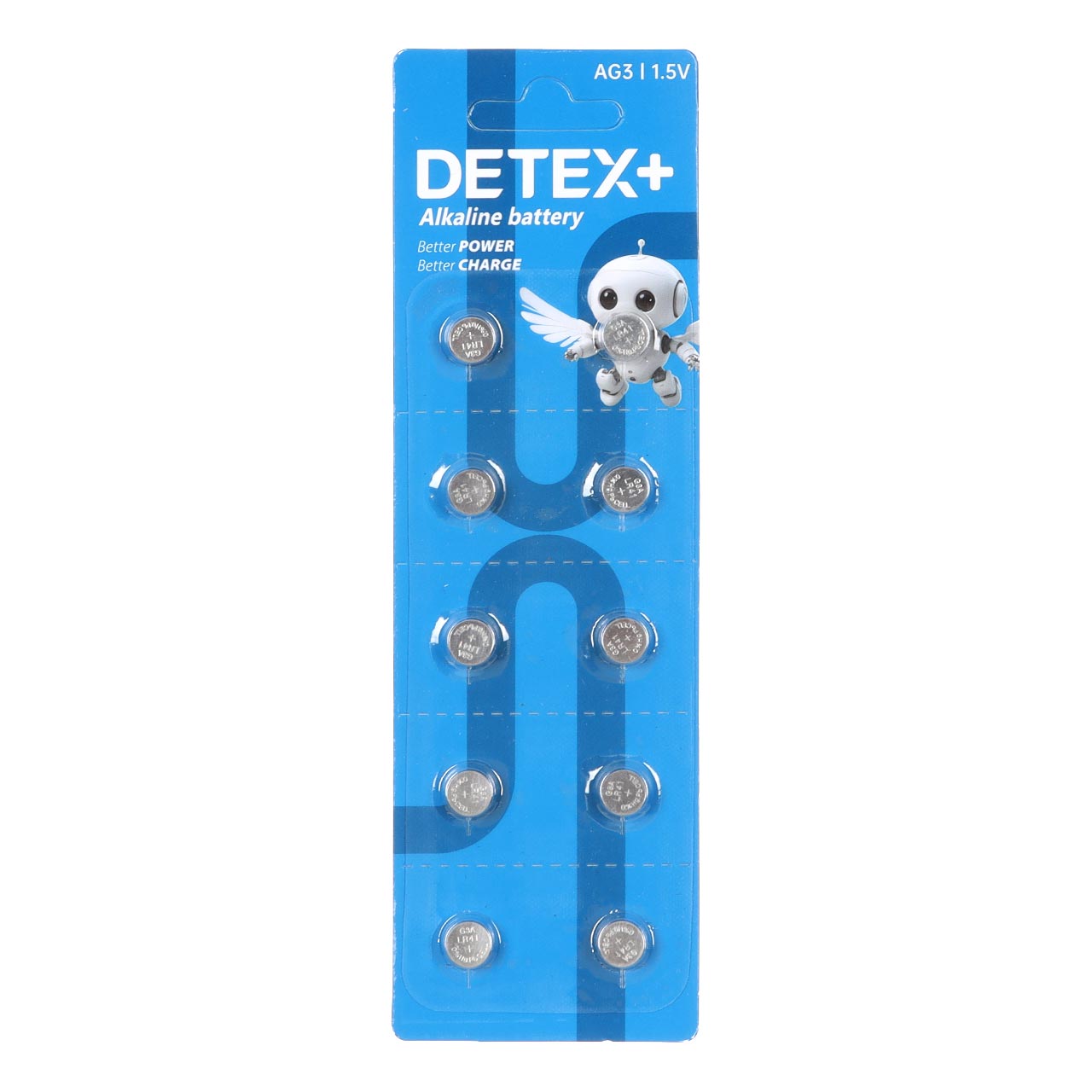 باتری ساعتی Detex+ Alkaline مدل AG3 (بسته 10 عددی)