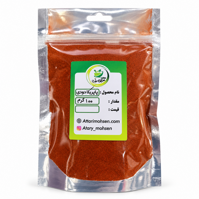پاپریکا دودی 100 گرم؛ ادویه با عطر و طعم دودی