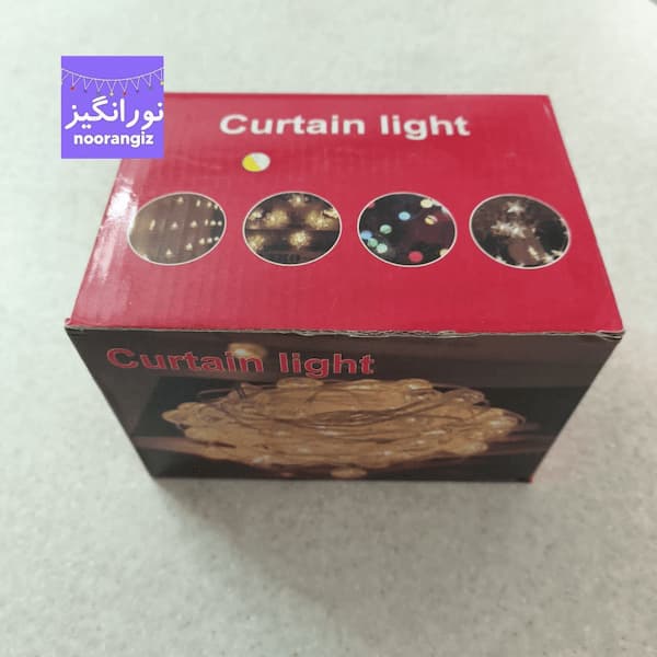 ریسه پرده ای 3 متری با طرح ماه و ستاره 10 آویز