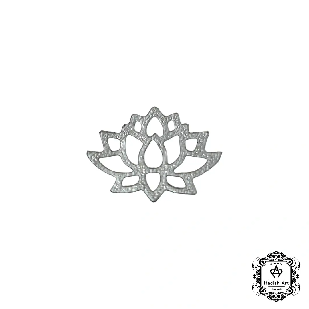 استیکر ورق نقره طرح گل