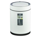 سطل 6 لیتر الکترونیکی گرد اسمارت طرح دوکومو رنگ سفید کد 9286R (پس کرایه)
