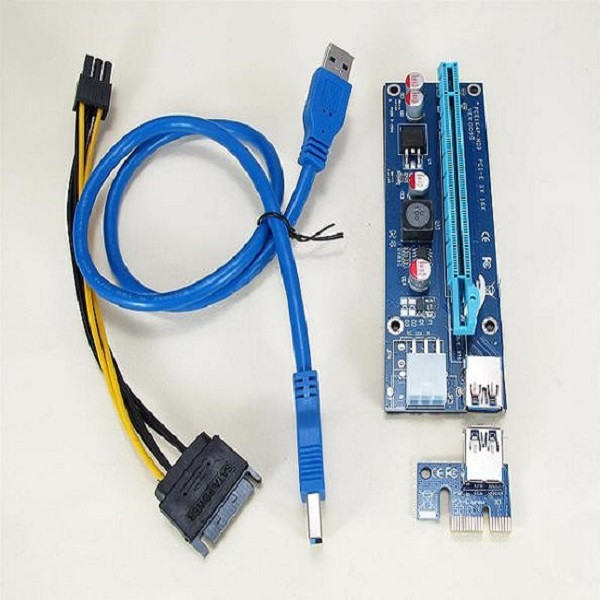 رایزر کارت گرافیک تبدیل PCI EXPRESS 1X به 16Xمدل 009S