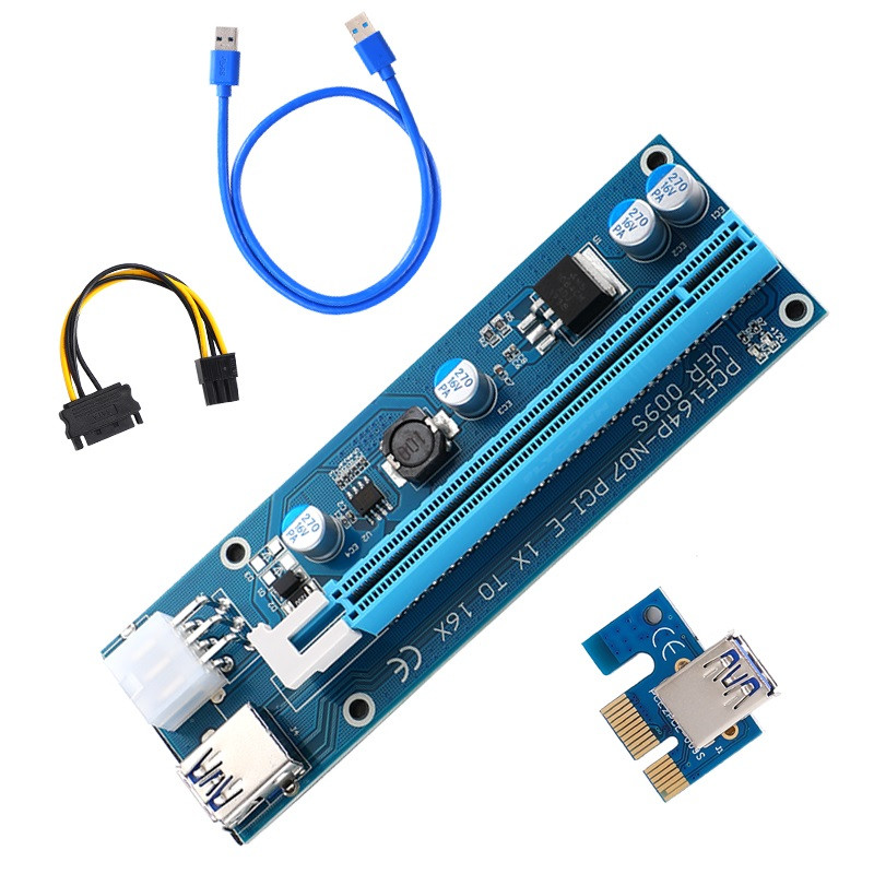رایزر کارت گرافیک تبدیل PCI EXPRESS 1X به 16Xمدل 009S