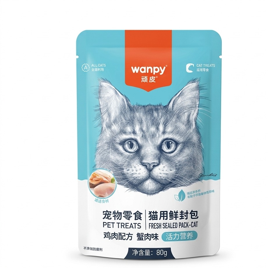 پوچ گربه Wanpy مدل Fresh Sealed Pack