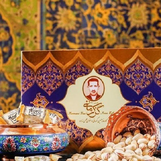 گز لقمه 28 درصد پسته کرمانی- 250 گرم