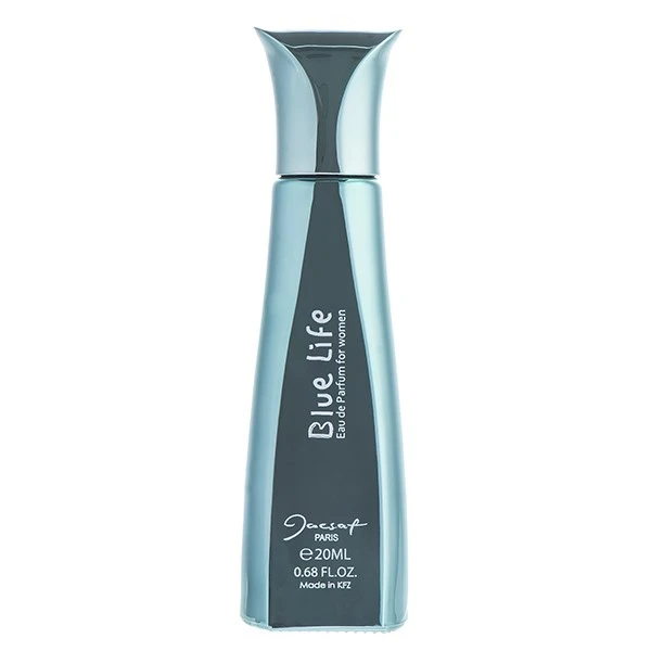 عطر جیبی زنانه ژک ساف 20 میل مدل BLUE LIFE