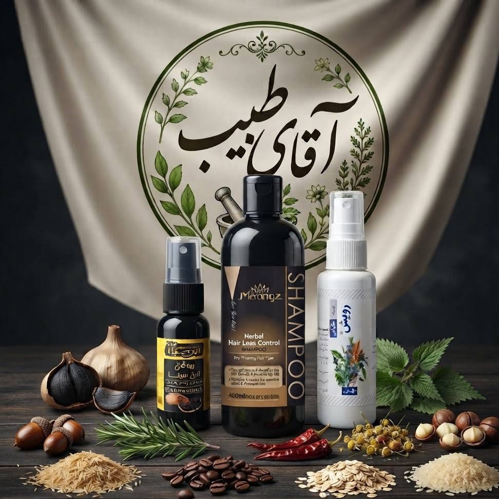پکیج کامل تقویت و محرک رشد موی سیر سیاه