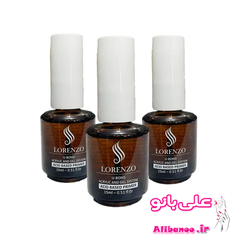 پرایمر اسیدی ناخن لورنزو 15 میل