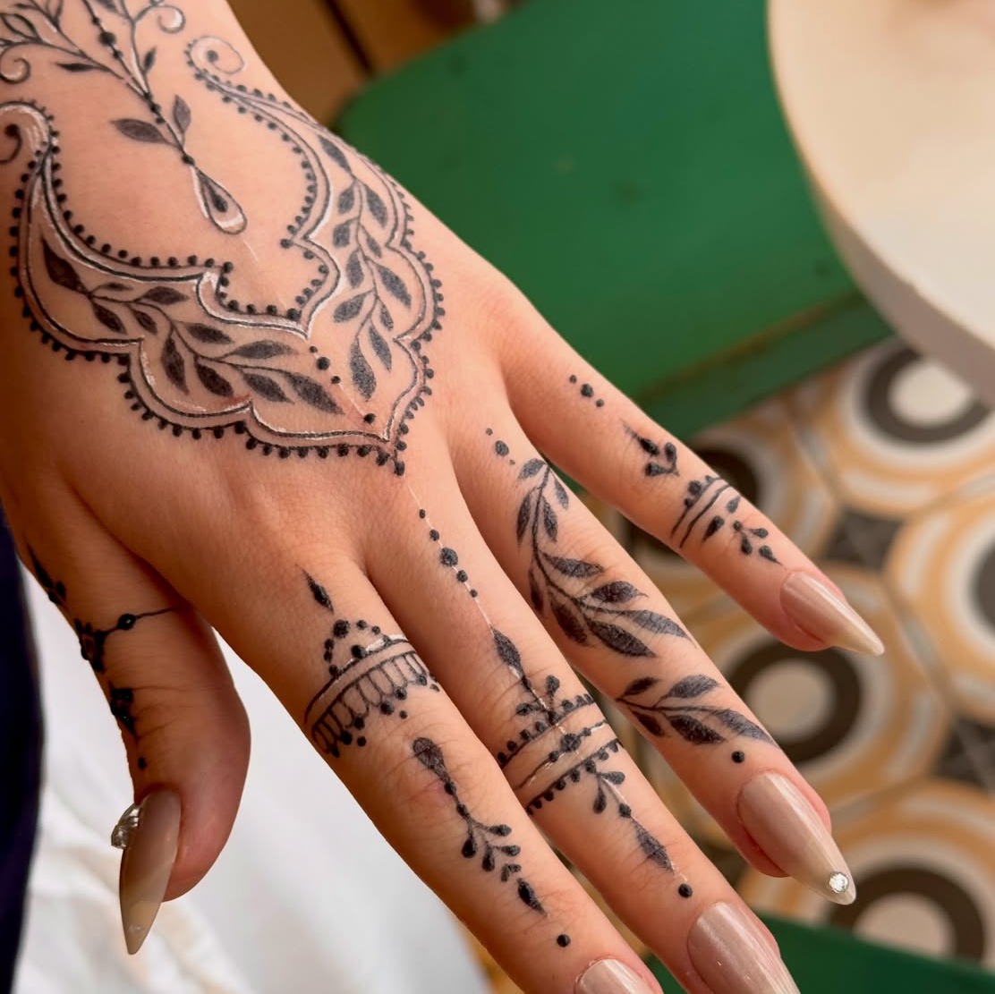 جگوا ژل حنای طراحی رنگ تتویی موادطبیعی