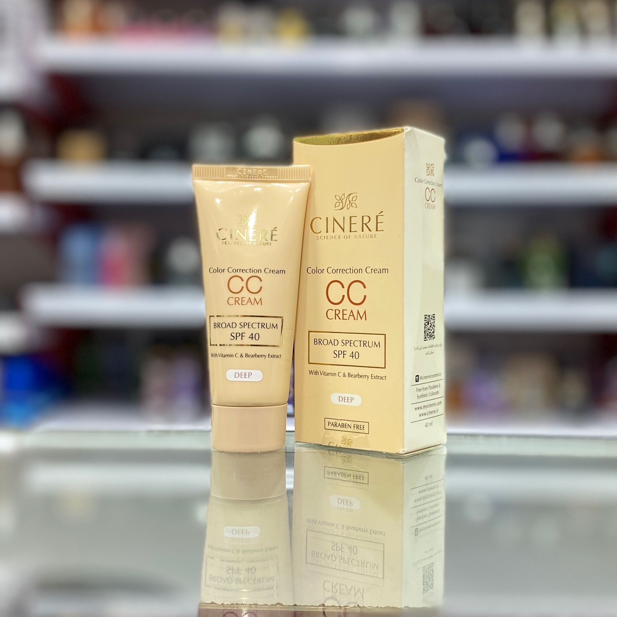 CC کرم سینره دیپ SPF 40 حجم 40 میلی لیتر
