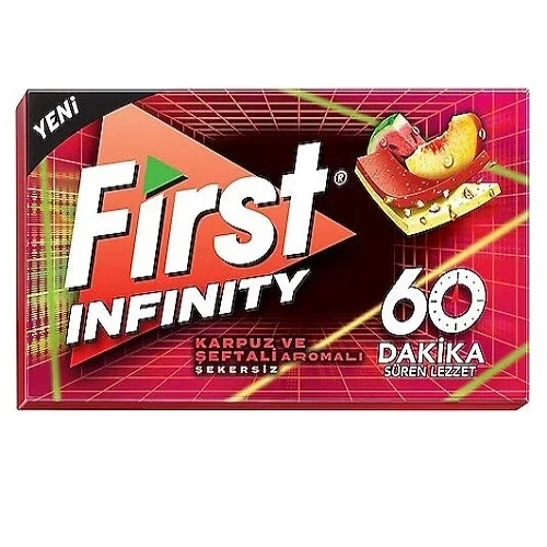 آدامس فرست با طعم هندوانه و هلو 27گرم 12بسته First