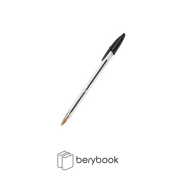 bic / بیک / خودکار کریستال ساده / مشکی