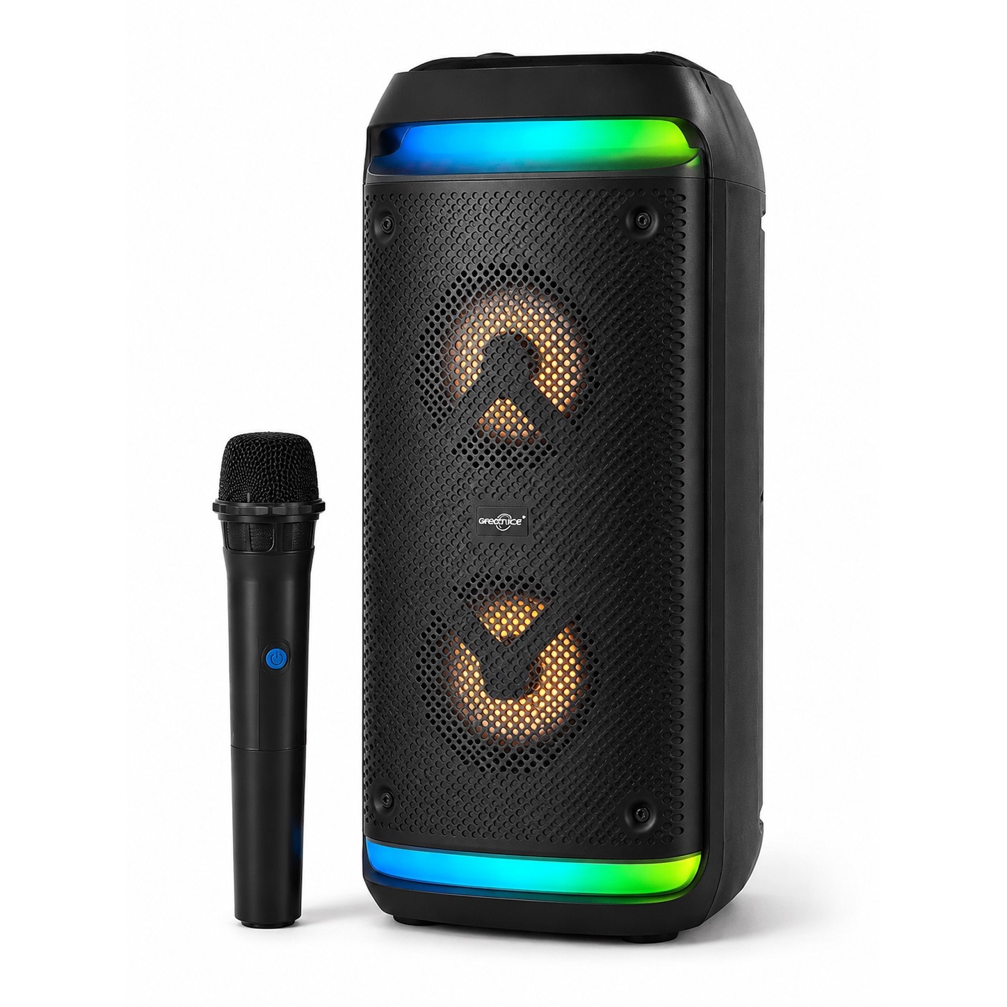 اسپیکر چمدانی گریت نایس GTS-2088 همراه میکروفون و رقص نور RGB